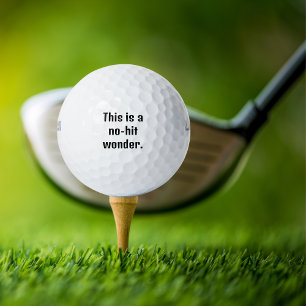 Dit is een no-hit wonder, Grappig, Gepersonaliseer Golfballen