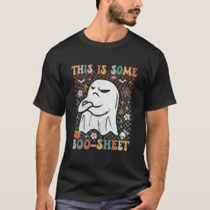 Dit is een of ander boekenblad Groovy Retro Spooky T-shirt