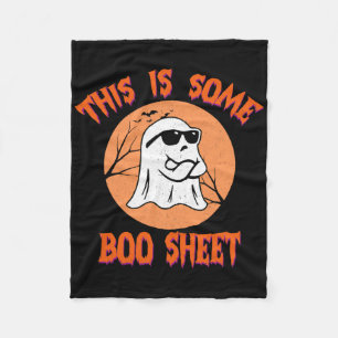 Dit is een of ander boekenblad Halloween Cool Ghos Fleece Deken