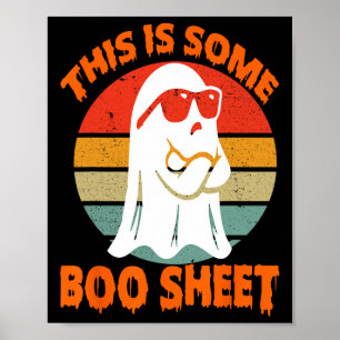 Dit is een of andere boekenblad Halloween Ghost Fu Poster