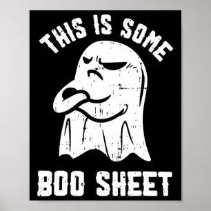Dit is een of andere boekenblad Halloween Ghost Fu Poster