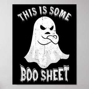 Dit is een of andere boekenblad Halloween Ghost Fu Poster