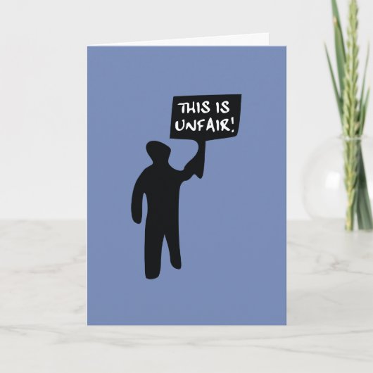 Dit is een onrechtvaardige empathiekaart kaart (Voorkant)
