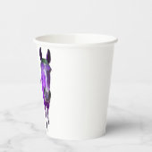 Dit is een paard van een ander kleurenPaars Papieren Bekers (Links)