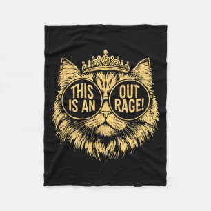 Dit Is Een Schandalige Grappige Prinses Kat Donut  Fleece Deken