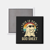 Dit is een soort Boo Sheet Halloween Ghost Funny M Magneet (Voorkant / Achterkant)