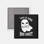 Dit is een soort Boo Sheet Halloween Ghost Funny M Magneet (Voorkant / Achterkant)