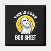 Dit is een soort Boo Sheet Halloween Ghost Funny M Magneet (Voorkant)