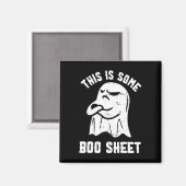 Dit is een soort Boo Sheet Halloween Ghost Funny M Magneet (Voorkant / Achterkant)