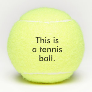 Dit is een Tennis Ball - verklaar de Duidelijke Hu Tennisballen