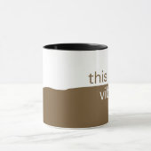 Dit is een vibe. Koffie Mok - Esthetische Mok (Midden)