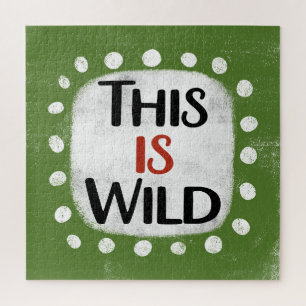 Dit is een wilde puzzel