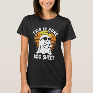Dit Is Enig Boo Blad Grappig Halloween T-shirt