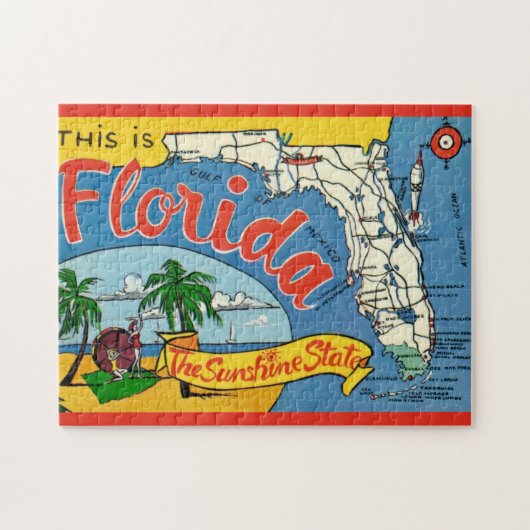 Dit is Florida 11x14 puzzel Legpuzzel (Horizontaal)