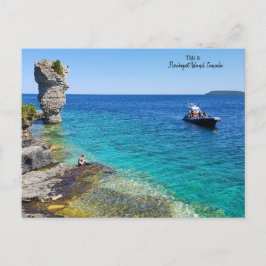Dit is Flowerpot Island, Canada Briefkaart