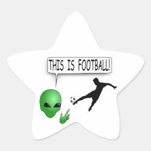 Dit is Football Ster Sticker