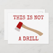 Dit is geen boor briefkaart (Voorkant / Achterkant)