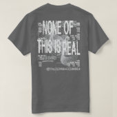 Dit is geen echt T-shirt [v2] (Design achterkant)