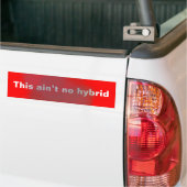 Dit is geen hybride bumpersticker (Op Truck)