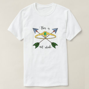 Dit is geen ideale T-shirt - wit