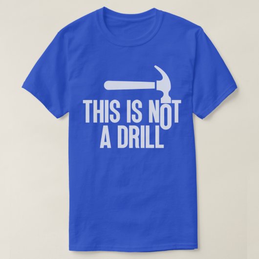 Dit is geen oefening 10 t-shirt (Design voorkant)