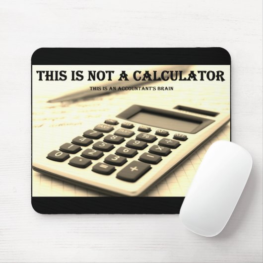 "Dit is geen rekenmachine" Muismat (Met muis)