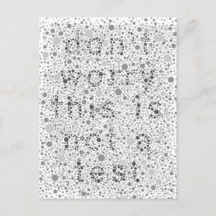 Dit is geen test briefkaart