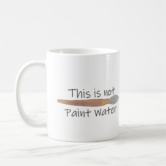 "Dit is geen verf water Koffiemok (Links)