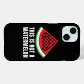 Dit is geen watermeloen - Palestijnse keffiyeh Case-Mate iPhone Case (Achterkant (horizontaal))