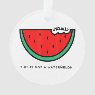'Dit is geen watermeloen' Palestina Collectie Ornament