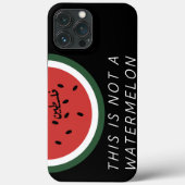 Dit is geen watermeloen Palestina watermeloen Case-Mate iPhone Case (Achterkant)