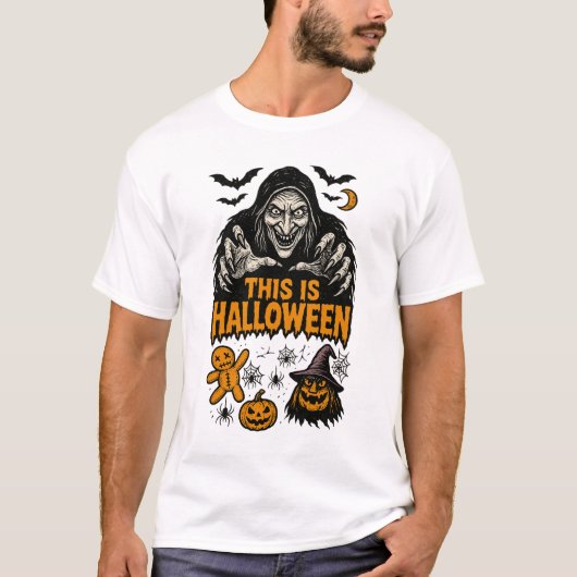 Dit is Halloween Scary Monster  Horror T-shirt (Voorkant)