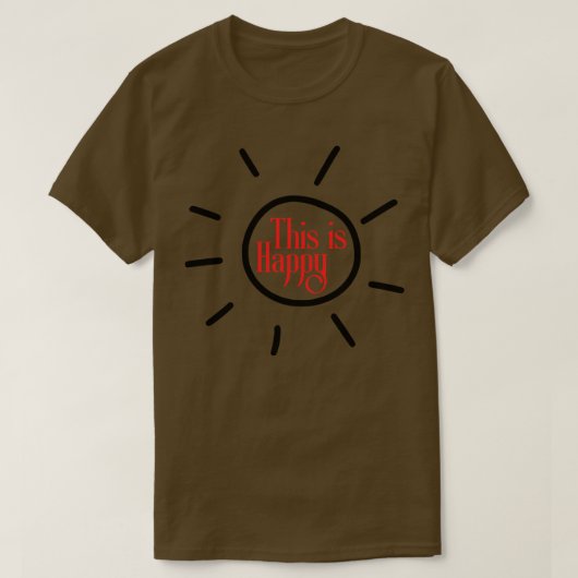 Dit is Happy T-shirt (Design voorkant)