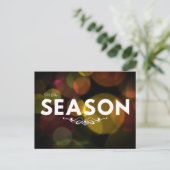 Dit is het Briefkaart van de seizoensvakantie (Staand voorkant)