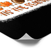 Dit is het Herfst Football Bl. Poster (Hoek)