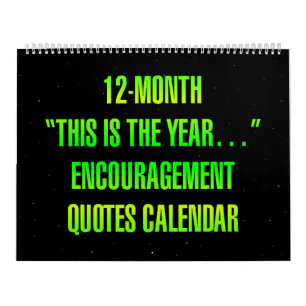 "Dit is het jaar..." Aanmoedigingscitaten Kalender