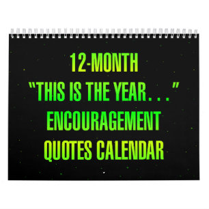 "Dit is het jaar..." Aanmoedigingscitaten Kalender