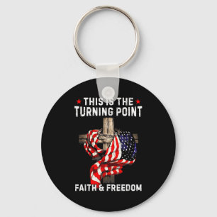 Dit Is Het Keerpunt Patriottische Christelijke Gee Sleutelhanger