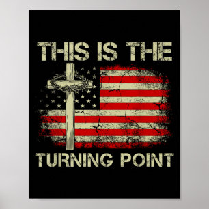 Dit Is Het Keerpunt Trouw Kruis Ons Vlag Patr Poster