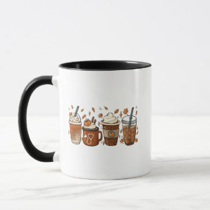 Dit is het late seizoen Pumpkin Spice Coffee Autum Mok