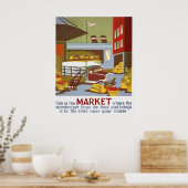 Dit is het Poster van de markt (Keuken)