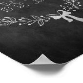 Dit is het Poster van het krijtbord van het seizoe (Hoek)