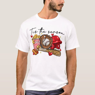 Dit is het seizoen Baseball Fan Game Day Sports T-shirt