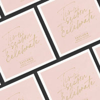 Dit is het seizoen Bord Roze Winter Vrijgezellenfe