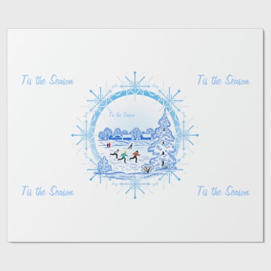 Dit is het seizoen - cadeaupapier (Vlak)