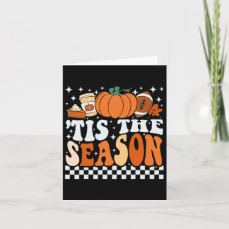 Dit is het seizoen Coffee Pumpkin Spice Footbyll H Kaart