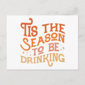 Dit is het seizoen dat Grappig Vakantie Ontwerp Dr Briefkaart (Voorkant)