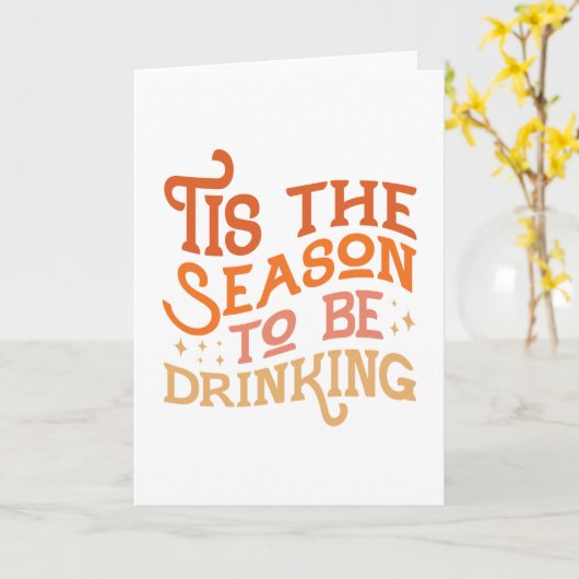 Dit is het seizoen dat Grappig Vakantie Ontwerp Dr Kaart (Gele Bloem)