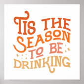 Dit is het seizoen dat Grappig Vakantie Ontwerp Dr Poster (Voorkant)