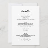 Dit is het seizoen dat iedereen in één bruiloft mo kaart (Achterkant)